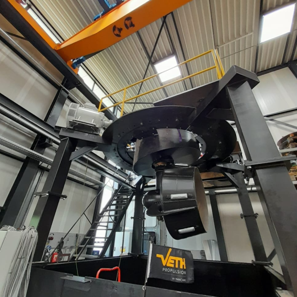 Onderkant onderdeel op maat ontworpen testbank voor boot motoren