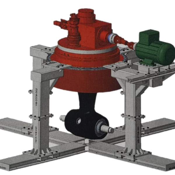 Op maat ontworpen testbank voor boot motoren